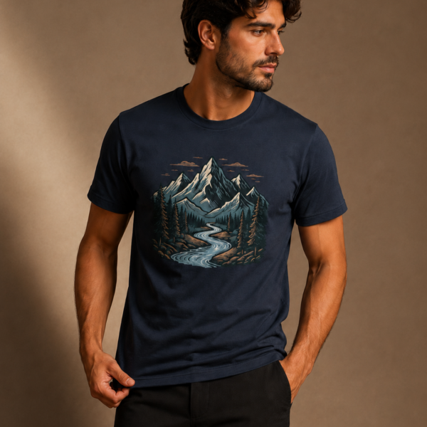 Özarık Özel Baskılı Siyah T-Shirt